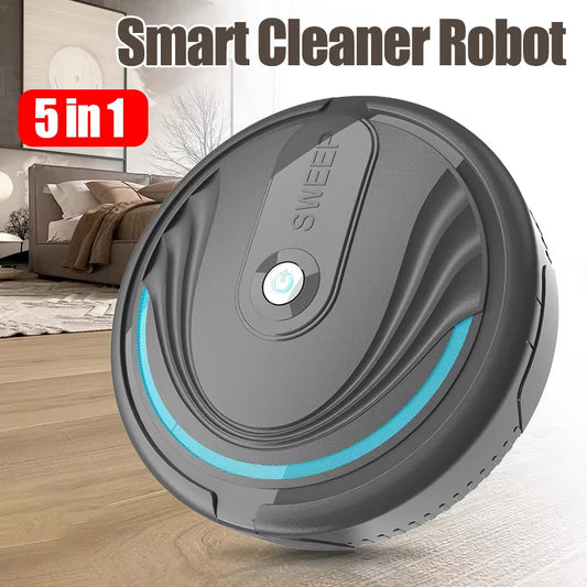 5-in-1 Mini Smart Robotic Wireless Vacuum Cleaner