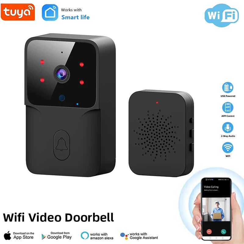 Tuya WiFi Video Doorbell Smart Home HD